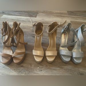 used high heels 3 for $30
